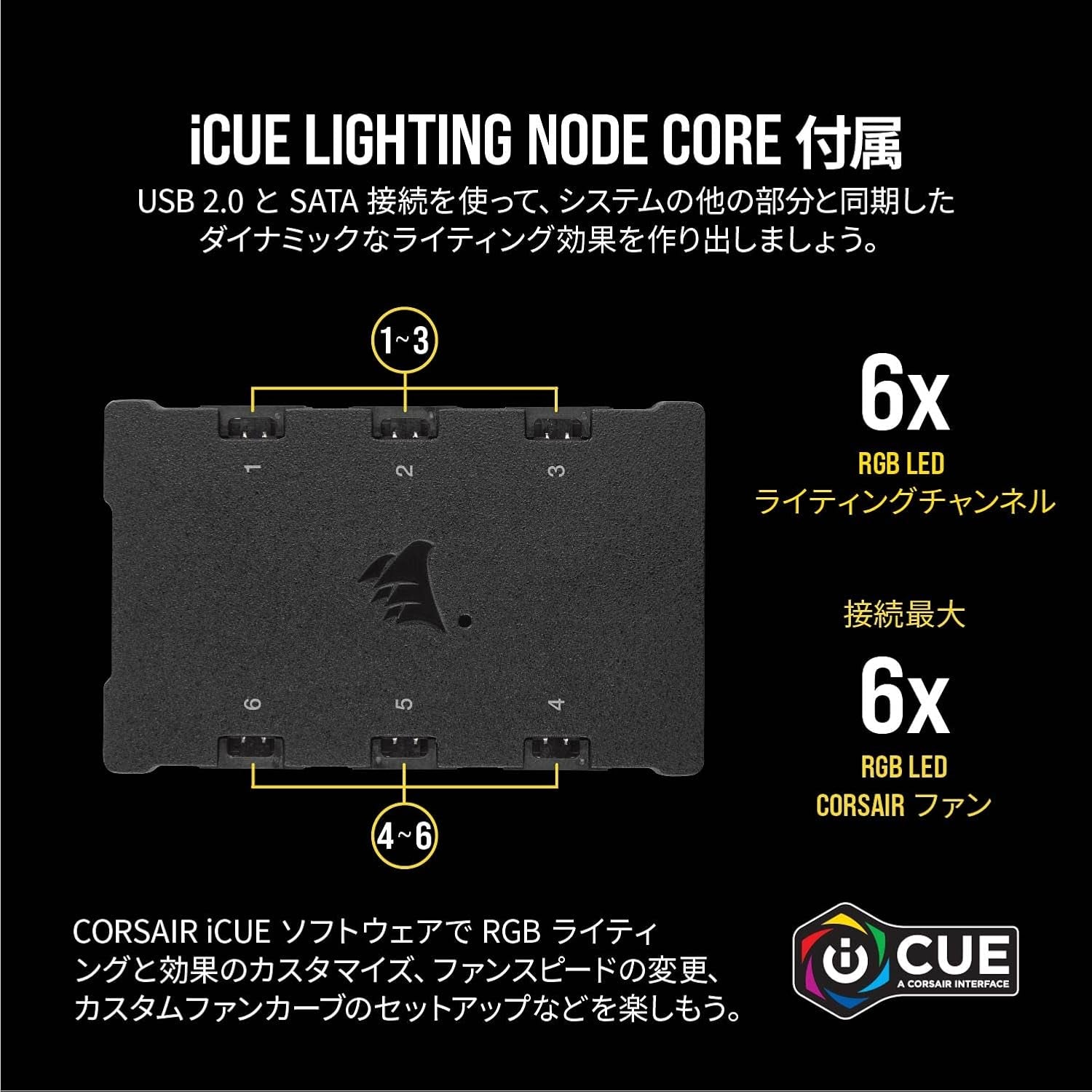 Icue SP120 RGB Pro Performance 120Mm Triple Fan Kit with Lighting Node Core