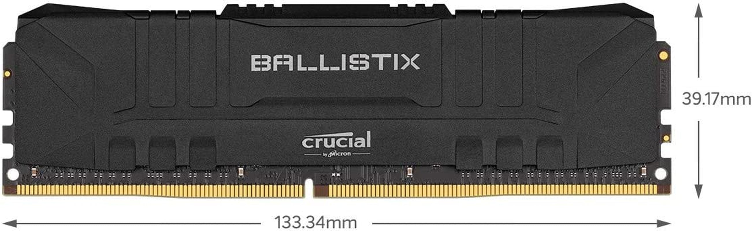 Crucial  BL2K8G36C16U4W 3600 Mhz, DDR4, DRAM, Desktop Gaming Memory Kit, 16GB (8GB X2), CL16, White