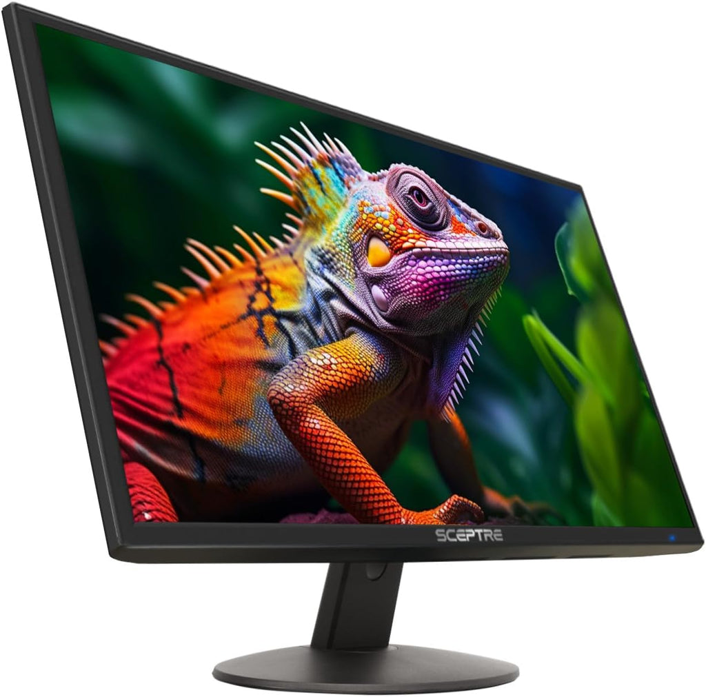 24-Inch Prime Monitor Thin 1080P LED Monitor 99% Srgb 2X HDMI VGA Build-In Speakers, Machine Black (E248W-19203R 2025 Series)