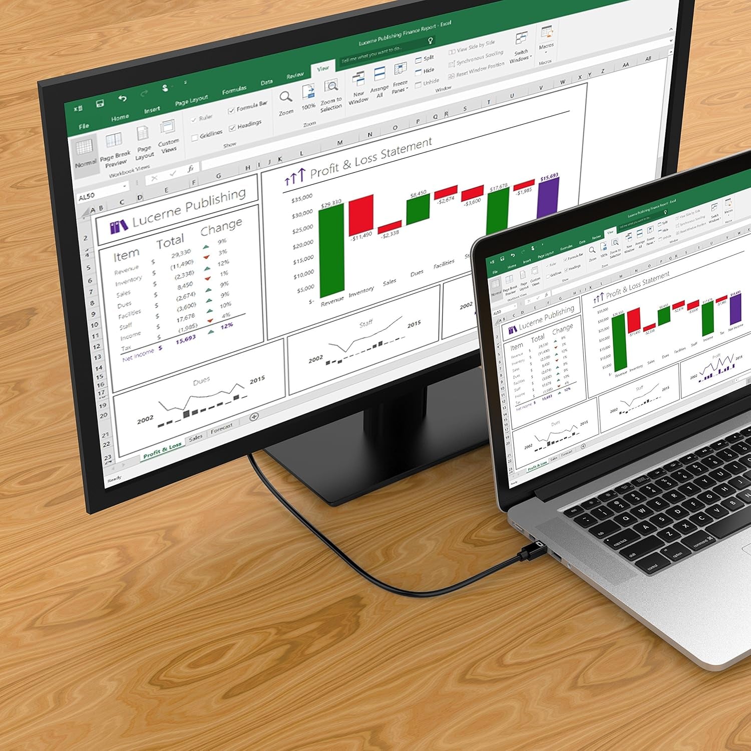 Mini Displayport to DP Cable, 6 Feet, Gold-Plated - 4K@60Hz, 2K@144Hz - Black